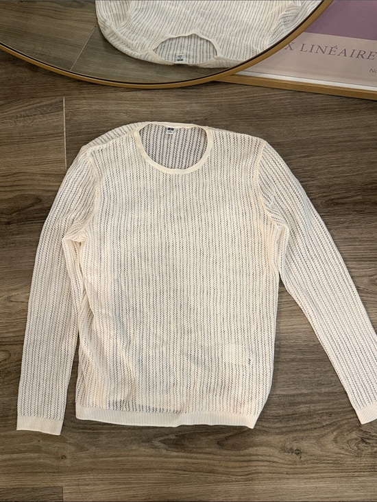 Uniqlo Other - Uniflo Lightweight Cream Knit Sweater - Casual Crewneck - New